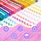 Ohuhu Glitter Markers Pen 18 Glitter Colors Metallic Shimmer Marker Fine Point Tip Water-based Ink for Kids Adults DIY Crafts Greeting Birthday Cards Making Poster Album Scrapbooking Mugs Wood